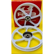 mio125 Alloy Wheels Rim 17 Front Disc All White Racingboy