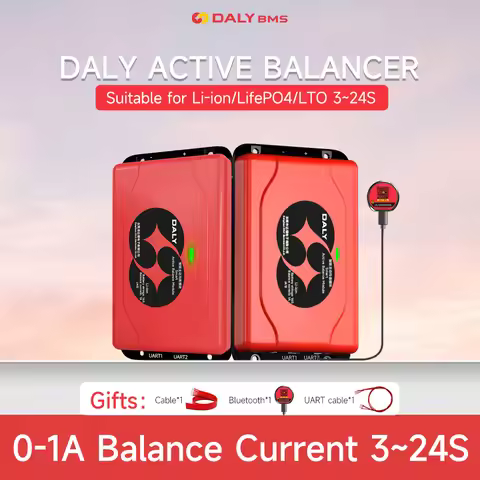 DALY software Active 1A balancer with Bluetooth UART 1A 4S 8S Equalizer suitable for LI-ION Lifepo4 