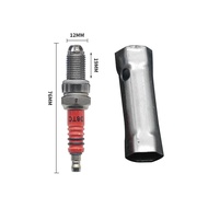 10mm Motorcycle Iridium Spark Plug Three Jaw Three-Pole Energy-saving Spark Plug For A7TC D8TC 110 1