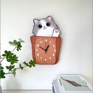 Cute Wall Clock Wall Decoration Children'S Room Wall Clock Wall Clock For Living Room Creative Decorative Clock