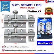 Grendel / Selot Kunci Pintu Kayu Besi 2” Kuat Blc Bagus 1Set Terlaris