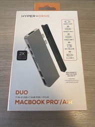 HyperDrive DUO 7-in-2 USB-C Hub for MacBook Pro/Air (HD28C)