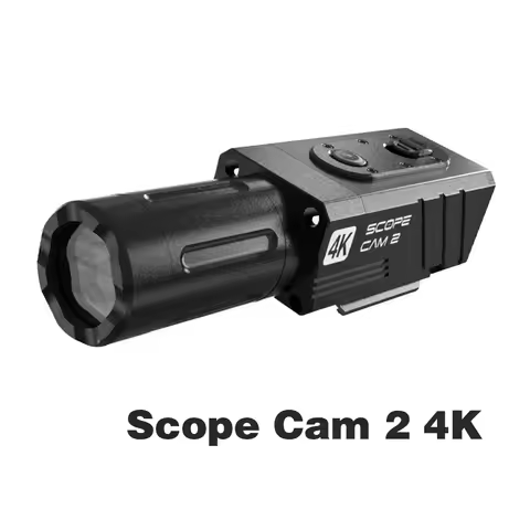 RunCam Scope Cam 2 4K Airsoft Camera Digital Zoom Customized Crosshairs IP64 WaterProof Paintball AP
