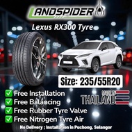 Landspider Thailand Lexus RX300 Tyre 235/55R20 23555R20 235-55-R20