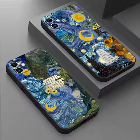 Van Gogh Starry Sunflowers Case for Motorola Moto One Fusion Plus Edge 20 Pro Edge 30 Neo G200 5G Ed