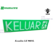 ECONLITE LE-908SL SMD LED KELUAR SIGN FITTING Bomba Approved