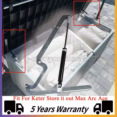 WLPS Hinge Replacement for Keter Max Arc Ace Hydraulic For Piston Lift Garbage Can Box For Keter Sto
