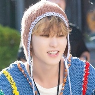 HANDMADE HOSHI SEVENTEEN BEANIE HAT HOSHI BEANIE /BEANIE BROWN/BLACK BEANIE/BTS HAT/BANGTAN HAT KORE