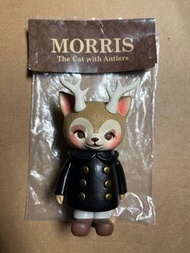Morris 角貓 黑色 Sofubi