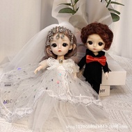 Wedding Car Decoration Doll Set Yi Tian Wedding Doll for Girls Children's Toy Wedding Princess Wholesale