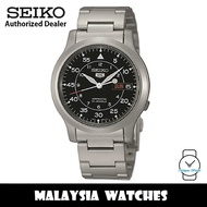 Seiko 5 Military SNK809K1 Automatic See-thru Back Stainless Steel Watch (ONE Year SEIKO Warranty)
