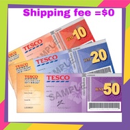 RM50 TESCO store physical voucher coupon kupon baucar bernilai lima puluh ringgit malaysia