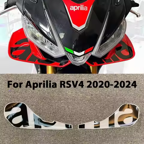 RSV4 Fixed Wing Sticker For Aprilia RSV4 2020-2024 Flags for Wings Winglet Flank Sticker Decal LOGO