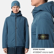 Stone Island Micro Twill Jacket Dark Green / black #4100047