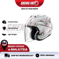 ARAI VZ-RAM SNOW Helmet Motor Visor Topi Keledar Keselamatan Open Face Original Superbike SIRIM VZ R