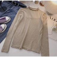 Shopatroux - Eunha Korean Ruffle Neck Top