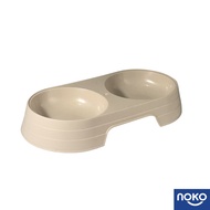 NOKO Pets Double Bowl Food Water Feeder