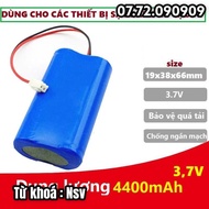 Nsv Pin sạc cho loa trợ giảng loa bluetooth dung lượng 4400mAh điện áp 37V