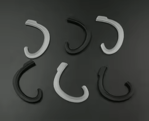1pair(2pcs) High Quality Earphone Earbud Silicone Ear Hooks Accessory Earhook Ear Hook For 1.5-2.0mm