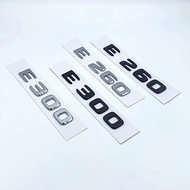 E200 E260 E300 E400 E450 E220d E350e E300de 4MATIC Chrome Black Letters Numbers Emblem For W213 E Se