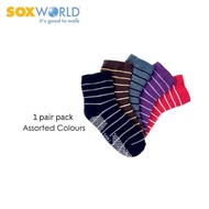 SOXWORLD Ladies Widen Cuff Sock With Anti-Slip (1 Pair) 12-8182