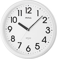 MAG W-781A WH-Z Wall Clock, Radio Clock, Analog, Rigel, Nighttime Second Hand Stop Function, White