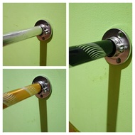 Curtain pipe Curtain pole Wall mount Room divider Curtain pole under the kitchen