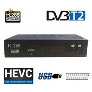 DVB T2 HEVC 265 Digital TV Tuner DVB-T2 265 1080P HD Decoder USB Terrestrial TV Receiver Set Top Box Easy Install EU Plug