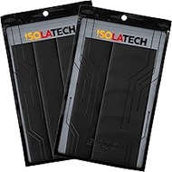 ISOLATECH Heat Shrink Tube Set Bundle 3:1 with Adhesive Blank Black Diameter 30 mm 0.6 m in 3 Pieces