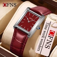 OFNS 1586 square quartz women's watch 3ATM waterproof women's watch -3