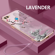 Softcase Ink Painting For OPPO A7 A7n A7x A8 Drop Resistant Case