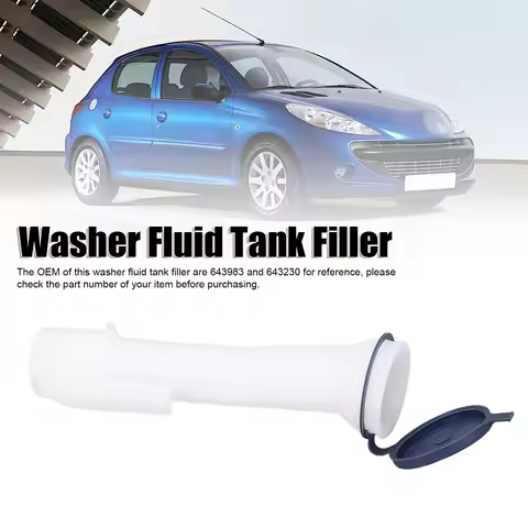Car ​Windscreen Washer Tank Inlet Pipe 643983 Replacement for Peugeot 206 207 206CC 207CC 607 for Ci