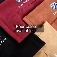 Volkswagen Suede Car Tissue Boxes Tissue Bag Organizer Car Decoration Storage Bag for Polo/Tiguan/Sc