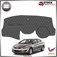[BLACK LINE] Hyundai Elantra MD UD (5th Gen) 2012 Front Dashboard Cover Black Leather PU PVC Car Acc