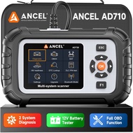 【Local Ship】ANCEL AD710 OBD2 Scanner ABS SRS Engine Code Reader Battery Tester Scanner Full OBD2 Dia