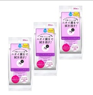 Ag DEO 24淨CLEAR沐浴紙 清新肥皂 30 片 x 3入組清涼除臭沐浴紙