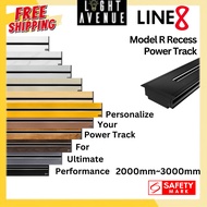 Line 8 Premium Color Custom Model R Recess Power Track 200cm~300cm