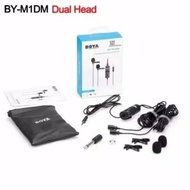 Latest!! Boya BY-M1DM Dual Clip-On Microphone