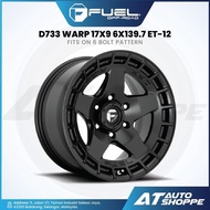 Fuel Offroad Warp - Matte Black 17x9 ET-12 6x139.7 (1 piece)