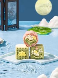井川百貨2021新款 流心 月餅模具 綠豆糕 糕點 模型 印具 50g壓模 冰皮63 手壓