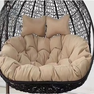 ST-🚤GJU8Hanging Basket Cushion Swing Cushion Single Double Cradle Rattan Chair Cloth Cushion Hanging Basket Changing Clo