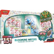 Pokemon 151 Blooming Waters Premium Collection Box Sealed Pokemon TCG Card Game Scarlet & Violet Ori