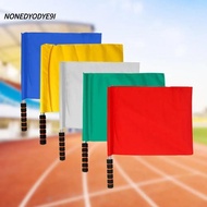 NONEDYODYE9I Linesman Flags, Stainless Steel Competition Specific Soccer Referee Flag, Professional 