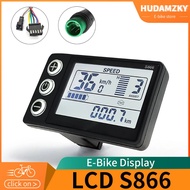 Ebike LCD Display S866 24V 36V 48V 60V Intelligent Controller for E-bike Electric Bike Conversion Ki