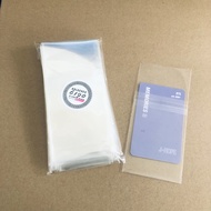 Pack of 100 card sleeves WITH STICKERS, USLEEVES sleeves with stickers 5.7x9cm, 6.1x9cm for idol car