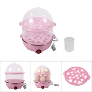 2Colors  Multifunctional DoubleLayer Electric Eggs Boiler Cooker Steamer Home Kitchen Use