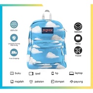 Jansport Backpack Viral Trendy School Work Bag Unique Motif Full Embossed Jansport