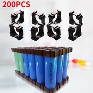 200PCS Plastic 18650 Battery Holder Bracket Cylindrical 18650 Case Cell Holder Safety Anti Vibration