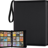 Pocket Card Binder, Zipper Binder, 720 Double-Sided Pocket PU Card Collection Binder MTG, TCG