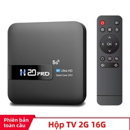HONGTOP H20PRO Android 10 TV Box 16GB 2GB DDR3 RAM Hỗ Trợ 2.4G/5G WIFI 4K HD Media Player Có Bluetoo